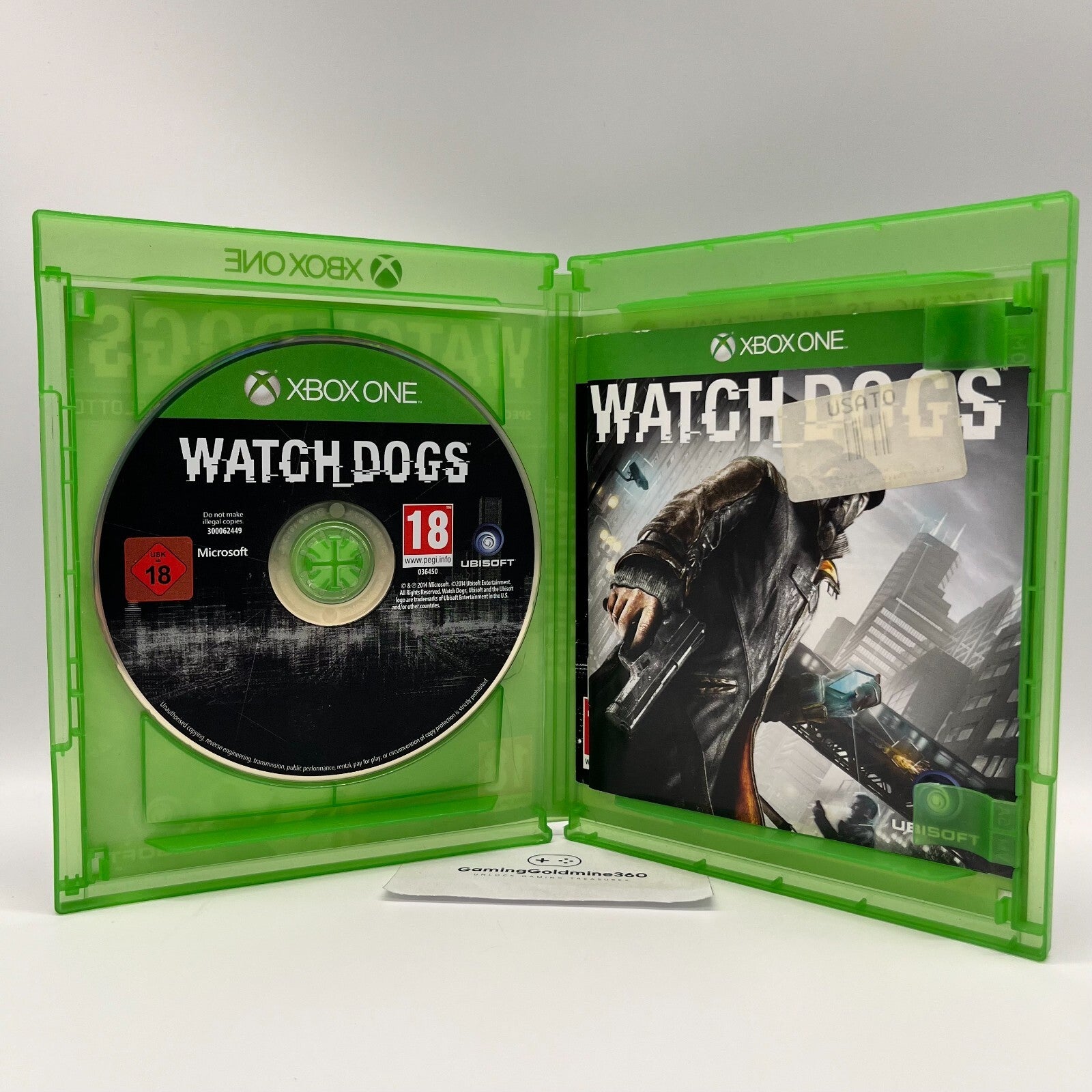 WATCH DOGS Xbox One Italiano Completo con Manuale Ubisoft Microsoft Gioco Hacker