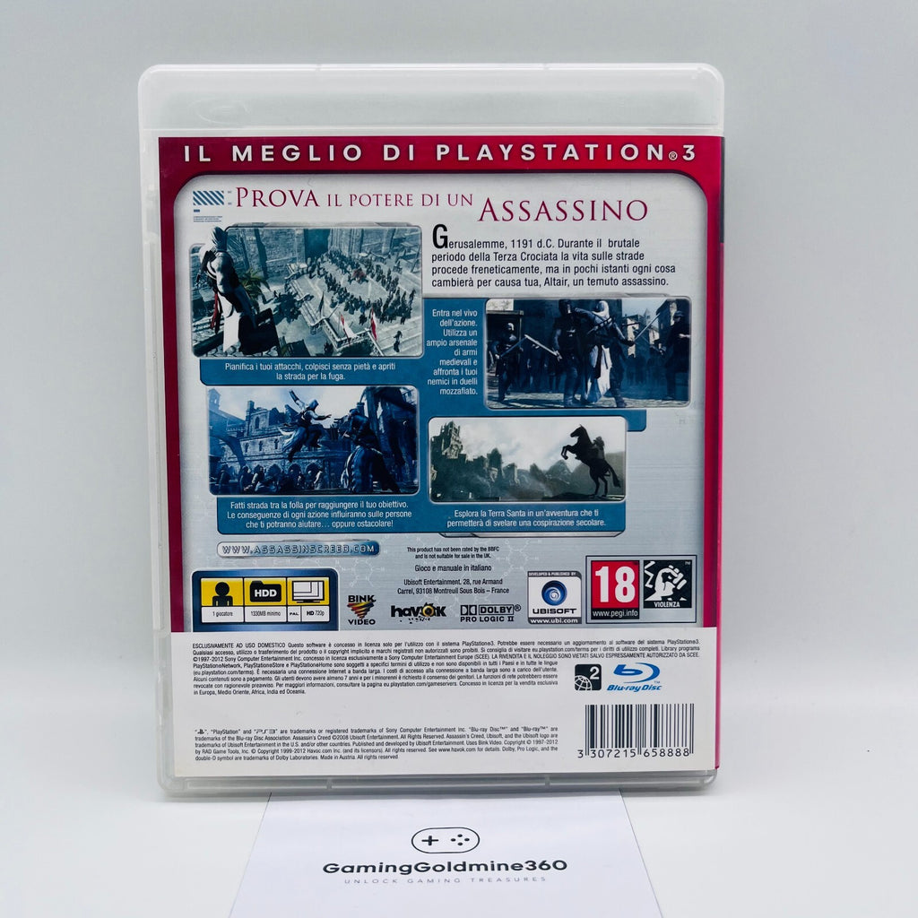 Assassin's Creed PS3 Italiano (Essentials) PAL Completo Sony PlayStation 3 Ubiso