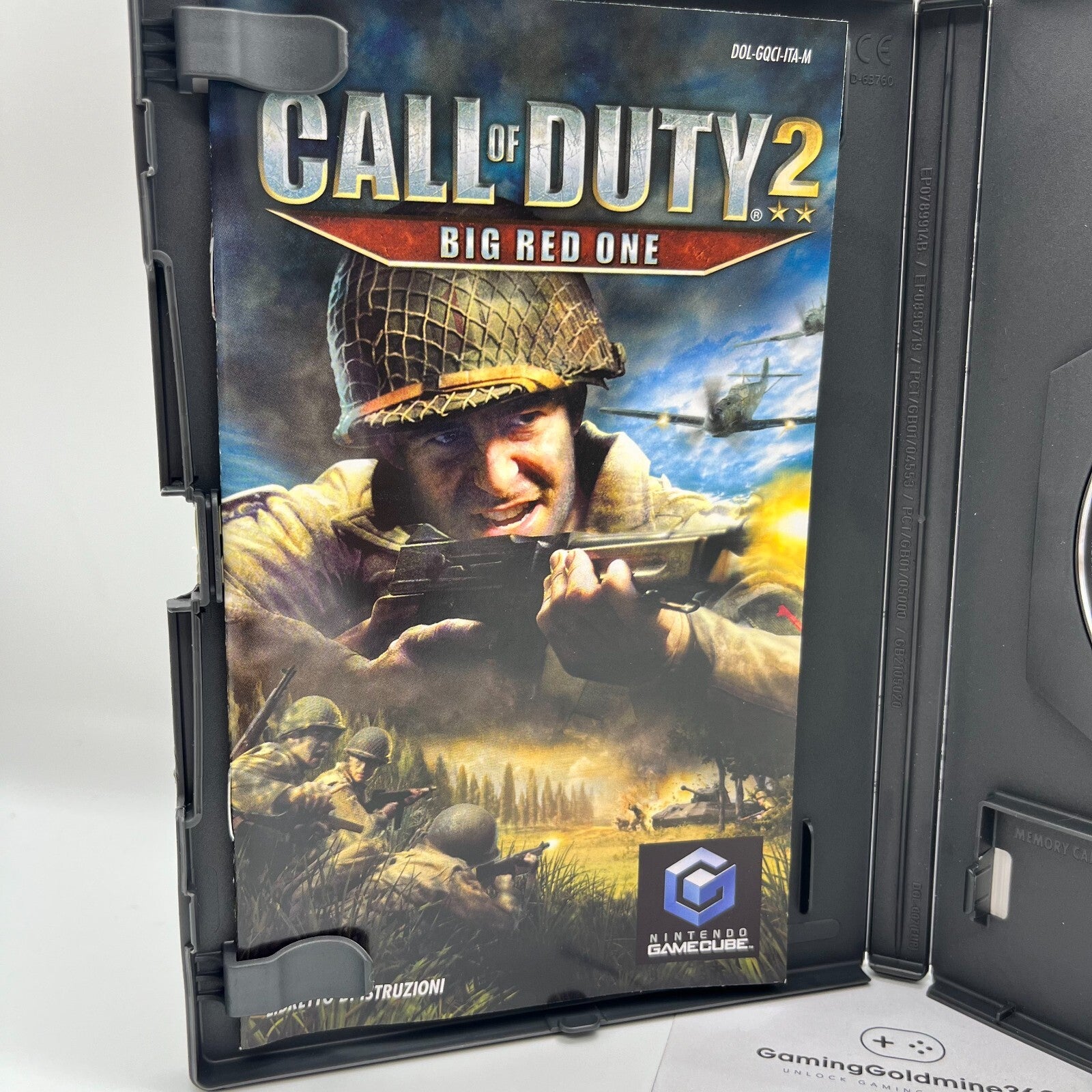 Call of Duty 2 Big Red One Nintendo Game Cube Activision OTTIME CONDIZIONI