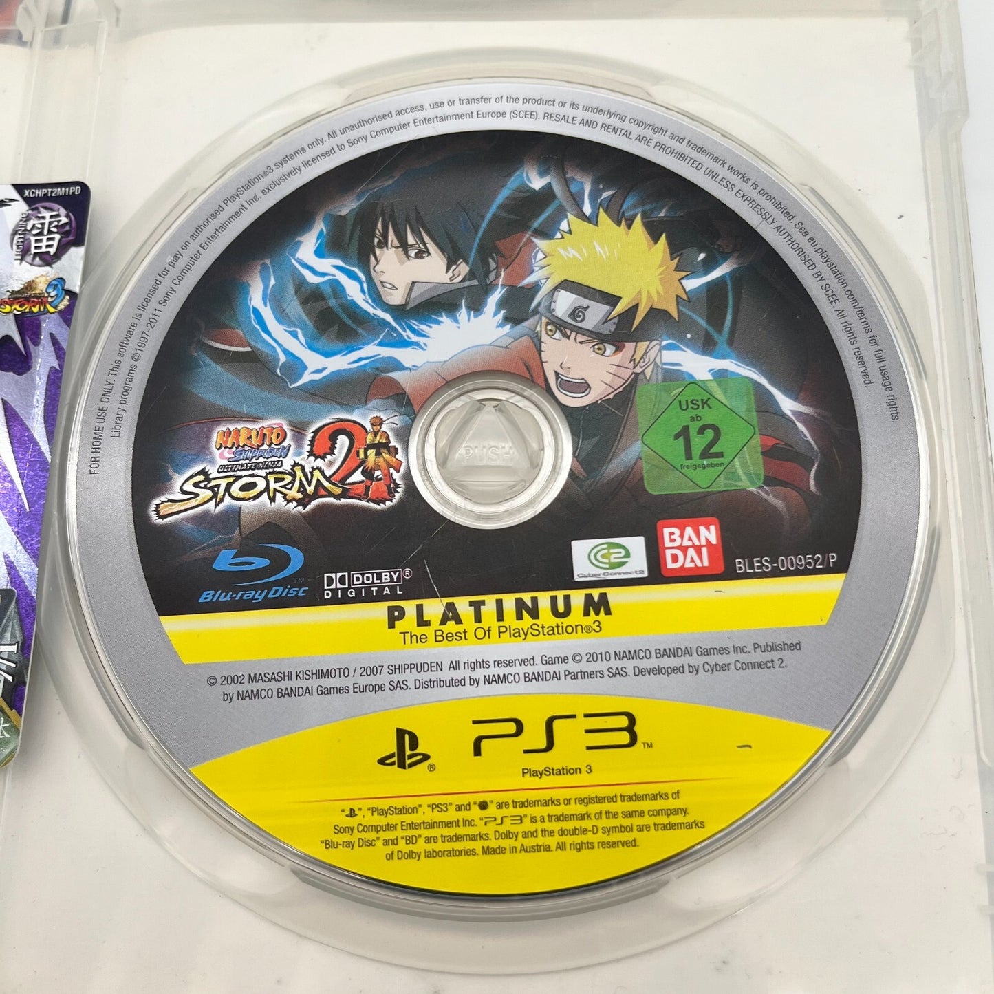 NARUTO SHIPPUDEN Ultimate Ninja Storm 1+2+3 BUNDLE PS3 Italiano Completi PAL