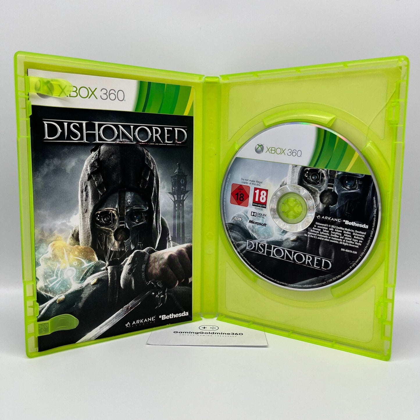 Dishonored Xbox 360 Italiano Completo con Manuale PAL Bethesda Microsoft OTTIMO