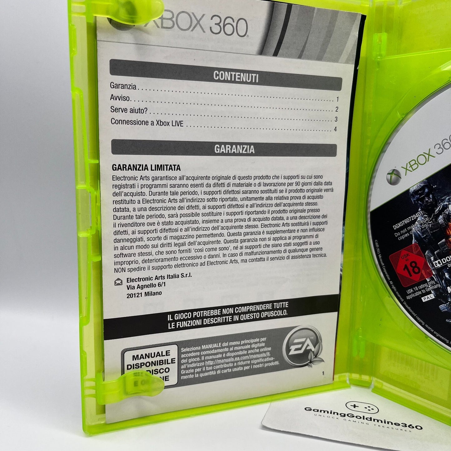 Battlefield 3 Xbox 360 Italiano Completo con Manuale PAL EA Microsoft COME NUOVO