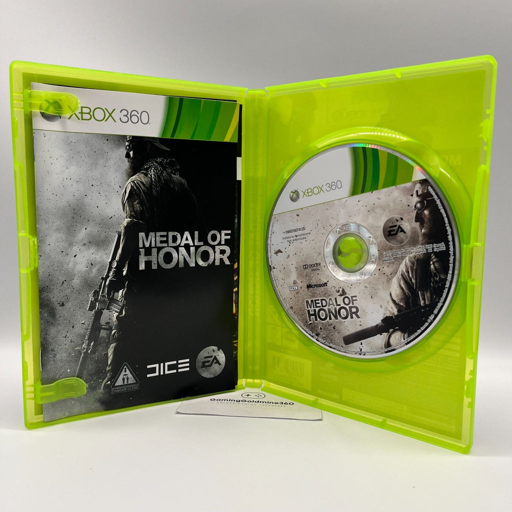 Medal Of Honor Xbox 360 Italiano Completo Manuale Dice EA Microsoft COME NUOVO