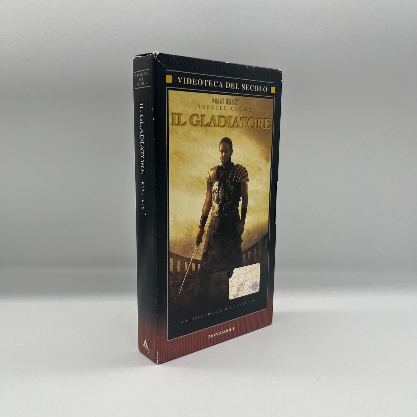 VHS Il Gladiatore 🎬 Ridley Scott 2000 Ita Mondadori Videoteca del Secolo Russel