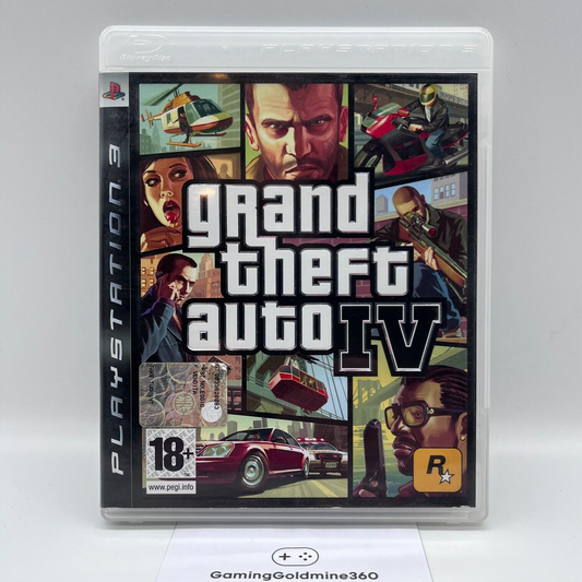 GTA 4 PS3 Italiano PAL COMPLETO Grand Theft Auto IV Rockstar Sony PlayStation 3