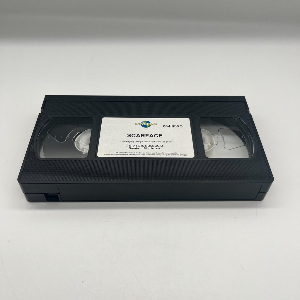 Scarface VHS 🎬 Al Pacino Film Poliziesco 1983 Cult Movie Universal Hi-Fi Stereo