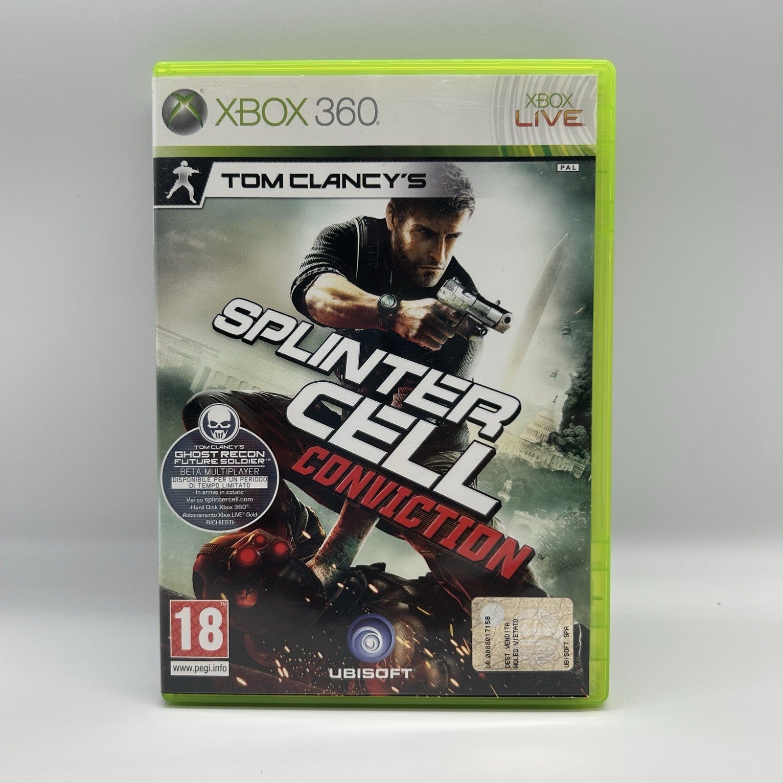 Tom Clancy's Splinter Cell Conviction Xbox 360 PAL ITA Ubisoft Stealth Testato