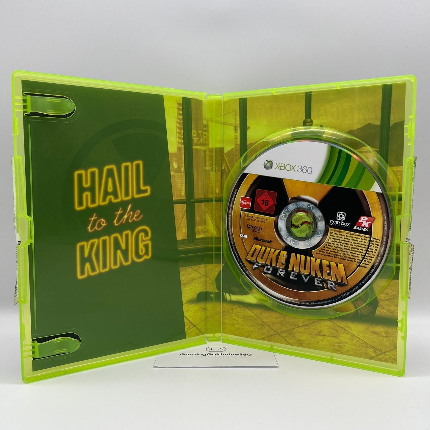 Duke Nukem Forever Xbox 360 (senza manuale) PAL 2K GearBox Microsoft BUONO STATO