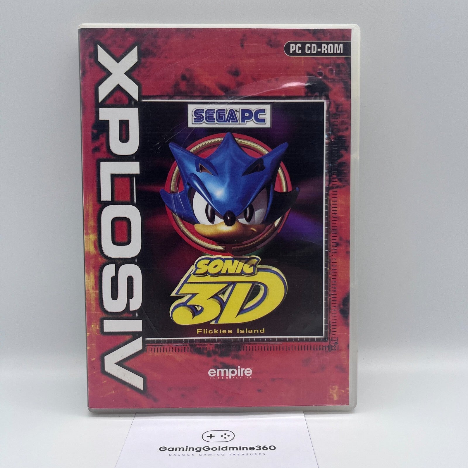 Sonic 3D Xplosive (PC: Windows 95/98) Italiano Sega Empire Interactive OTTIMO