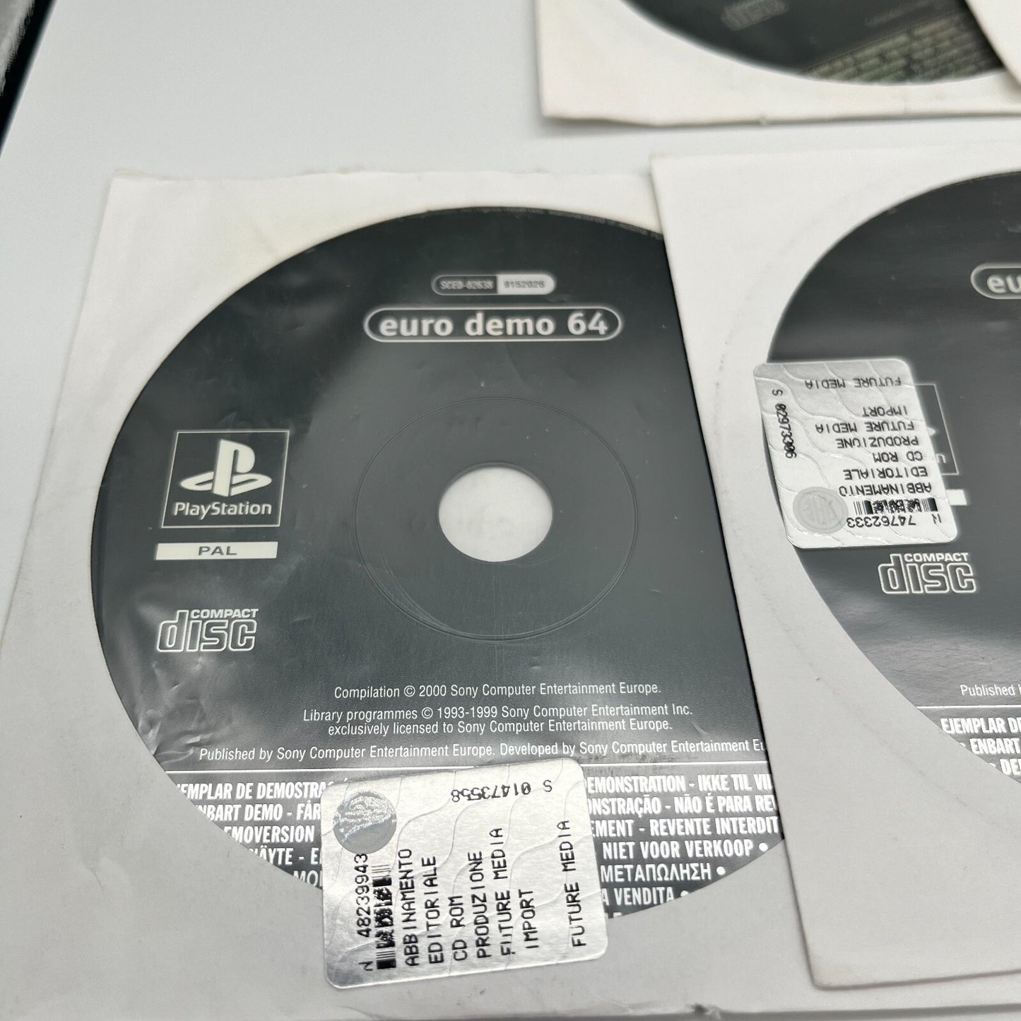 PlayStation Euro Demo 49, 56, 57, 61, 64, 66, 71, 72, 77 Anni 2000 PS CD Giochi