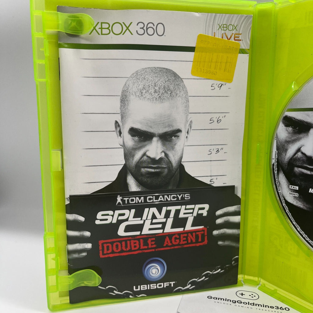 TOM CLANCY'S Splinter Cell Double Agent+Ghost Recon Advanced WarFighter Xbox 360