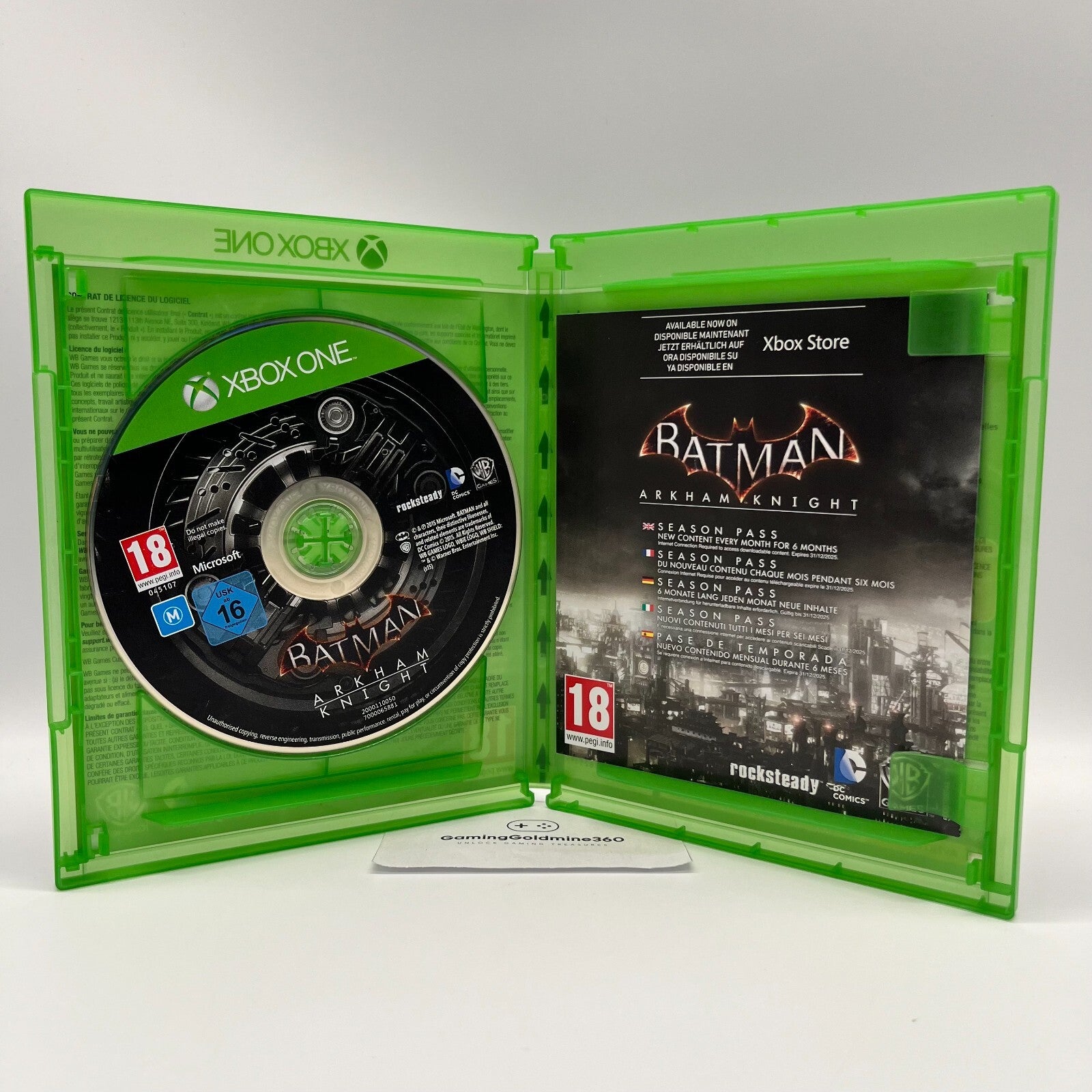 BATMAN Arkham Knight Xbox One Completo con Manuale Multilingua Microsoft OTTIMO