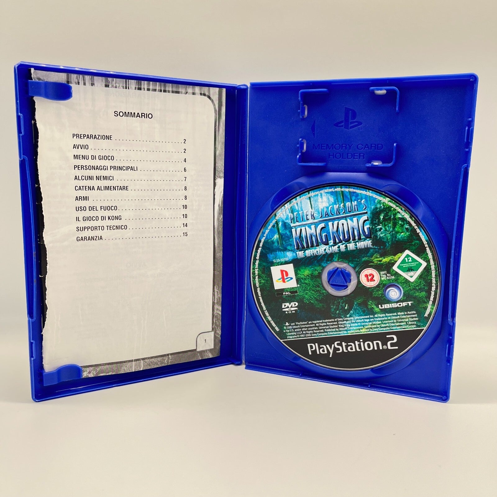 Peter Jackson's KING KONG 🦍 Italiano Completo PAL Ubisoft Sony PlayStation 2