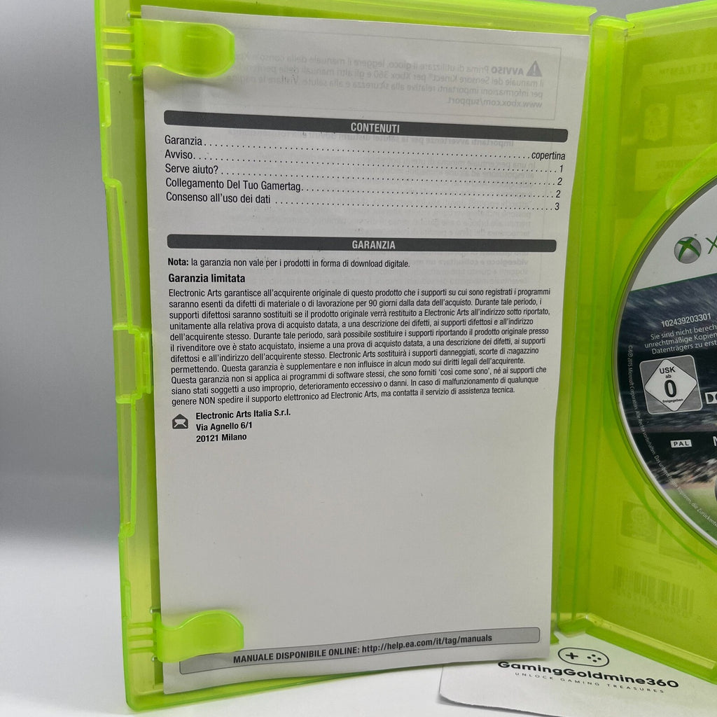 FIFA 16 2016 Xbox 360 Italiano Completo con Manuale PAL EA Sports Microsoft TOP