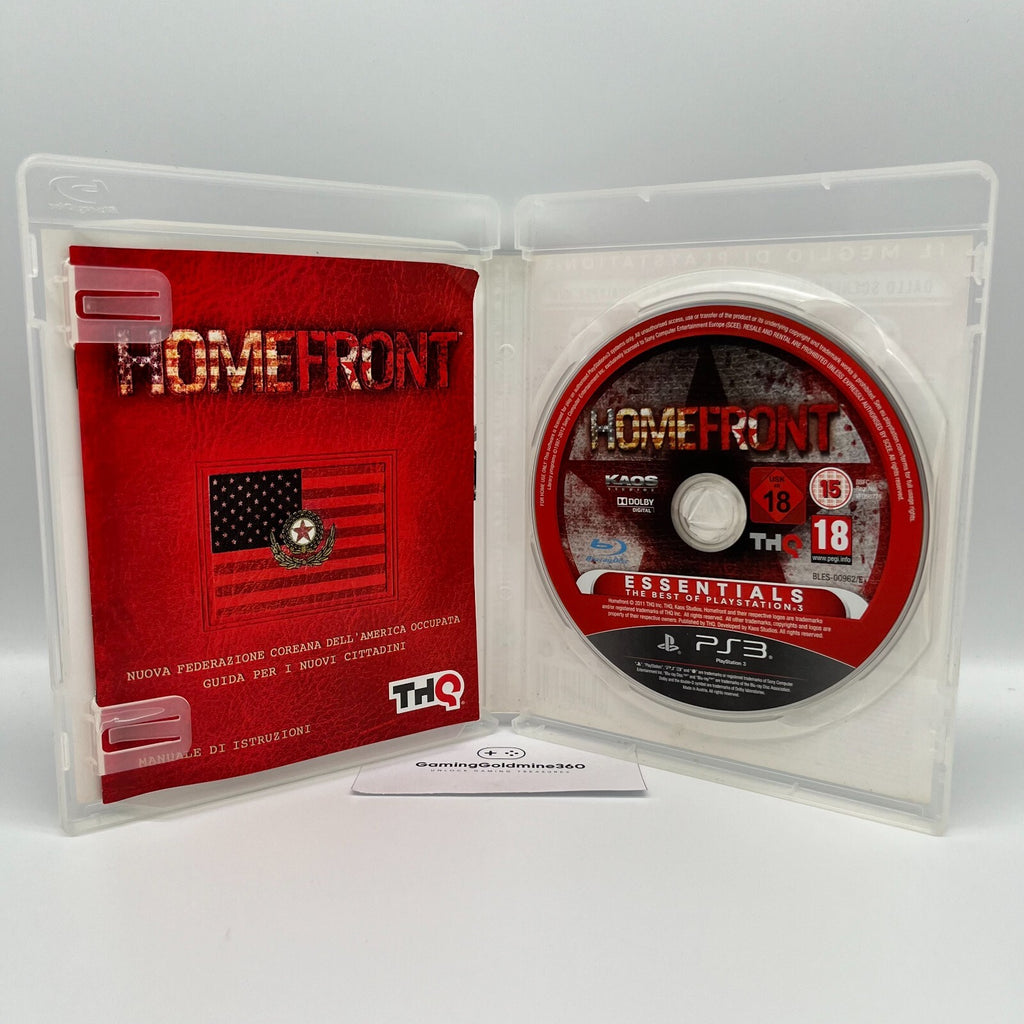 HOMEFRONT Ultimate Edition PS3 Italiano Completo PAL THQ Sony PlayStation 3