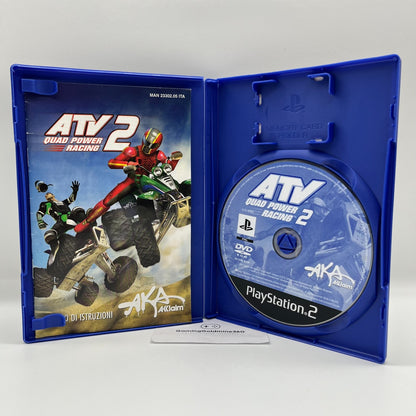 ATV Quad Power Racing 2 PS2 Italiano Completo Acclaim Sony PlayStation 2 OTTIMO