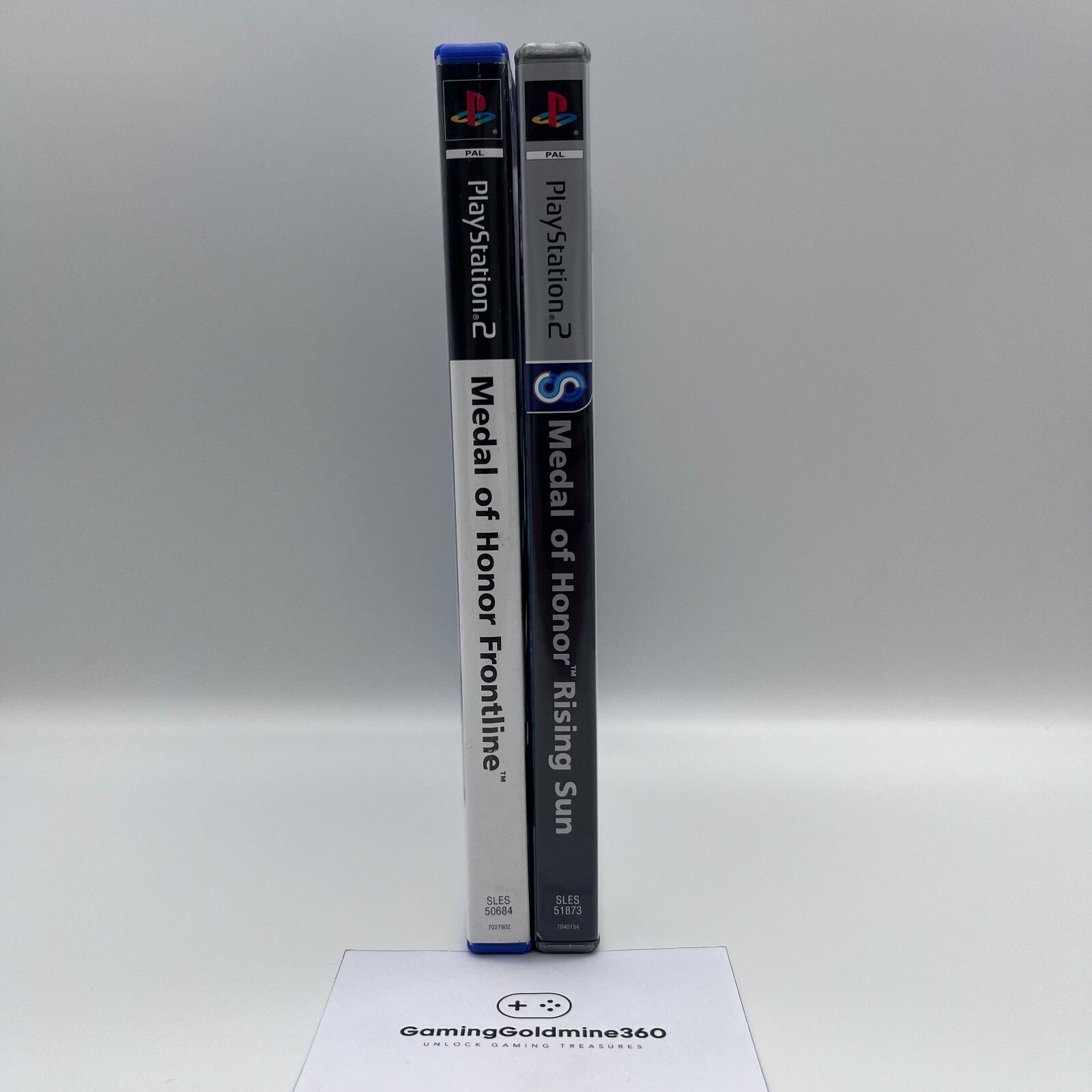 Bundle MEDAL OF HONOR Rising Sun + FrontLine PS2 Italiano PAL Sony PlayStation 2