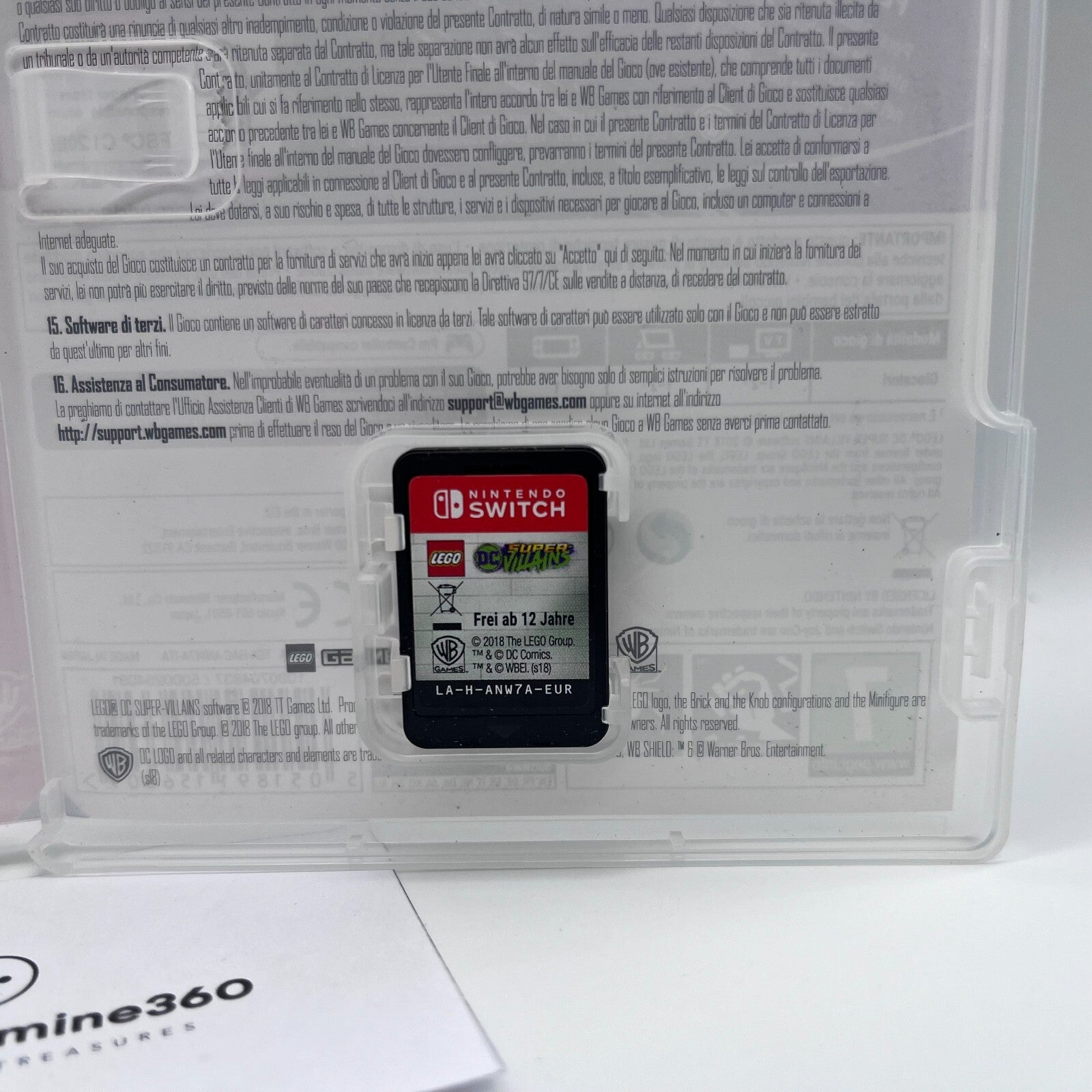 Lego DC Super Villains Nintendo Switch Italiano Warner Bros. COME NUOVO