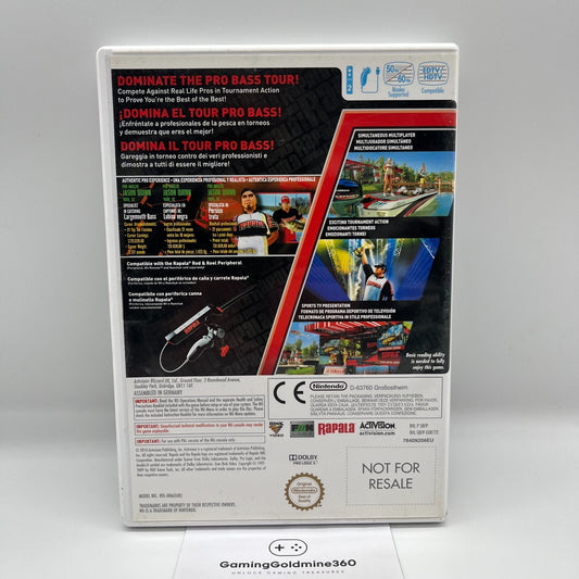 Rapala Pro Bass Fishing Nintendo Wii Italiano PAL senza manuale Activision