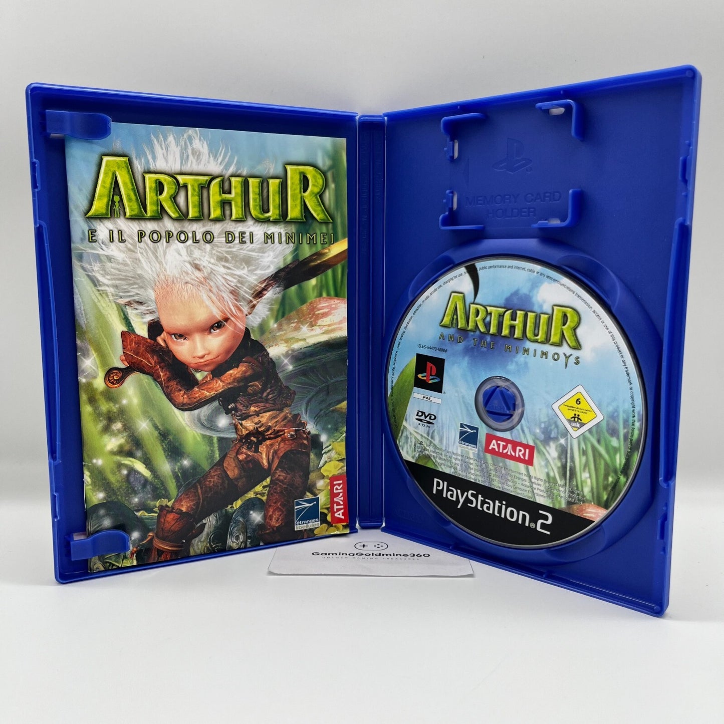 ARTHUR E il Popolo dei Minimei PS2 Italiano Completo PAL Atari Sony PlayStation2