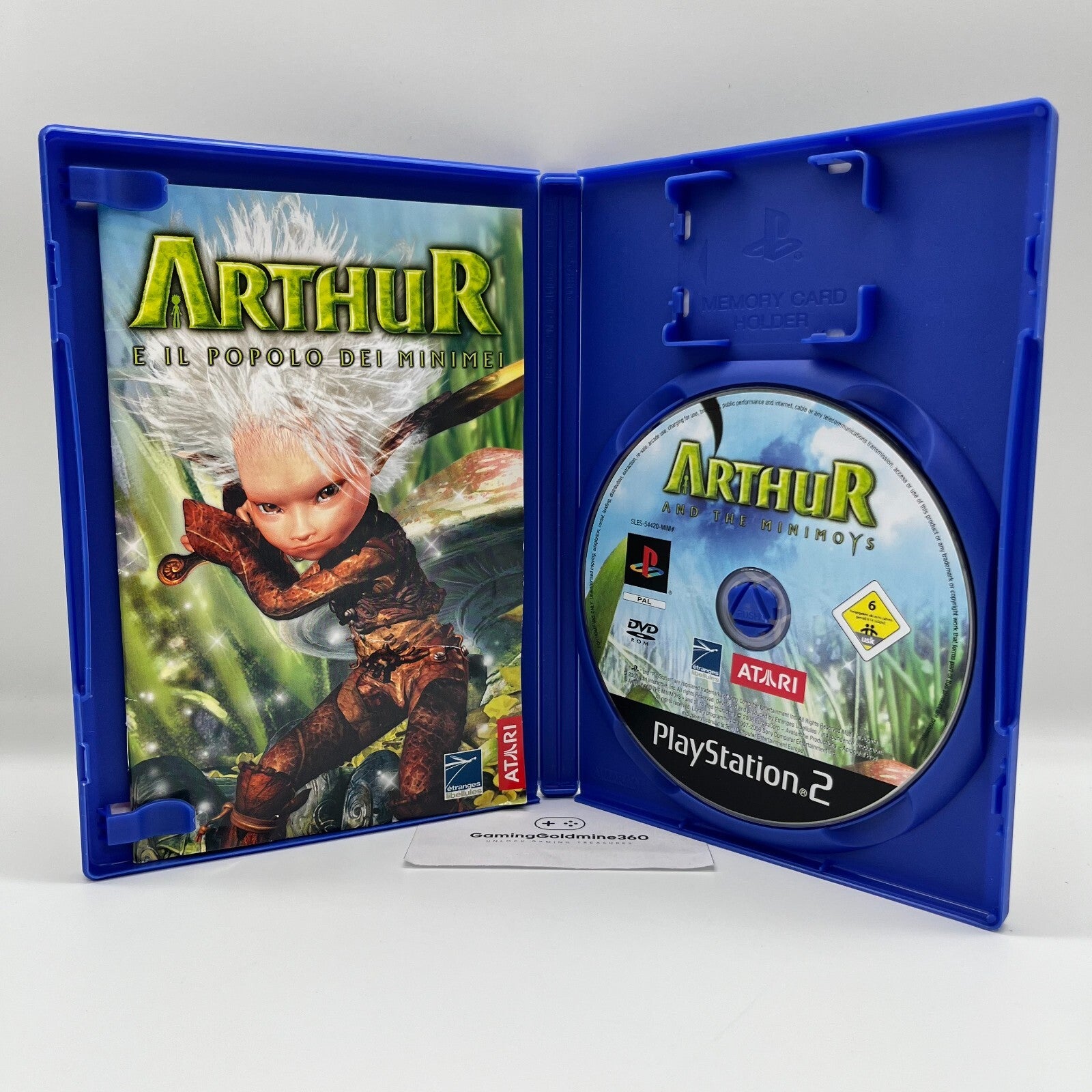 ARTHUR E il Popolo dei Minimei PS2 Italiano Completo PAL Atari Sony PlayStation2