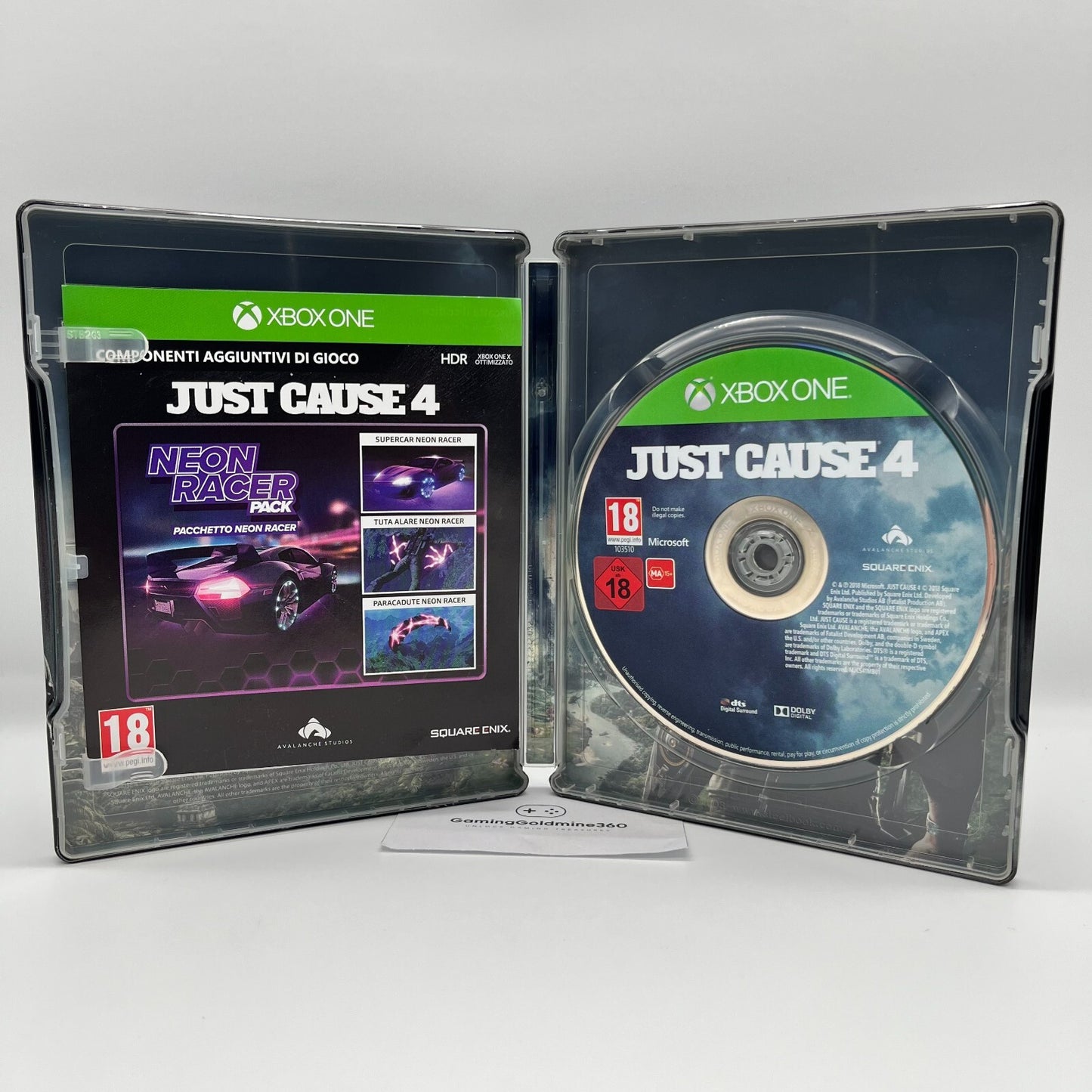Just Cause 4 Steelbook Limited Edition Xbox One Italiano Completo Series X 4K