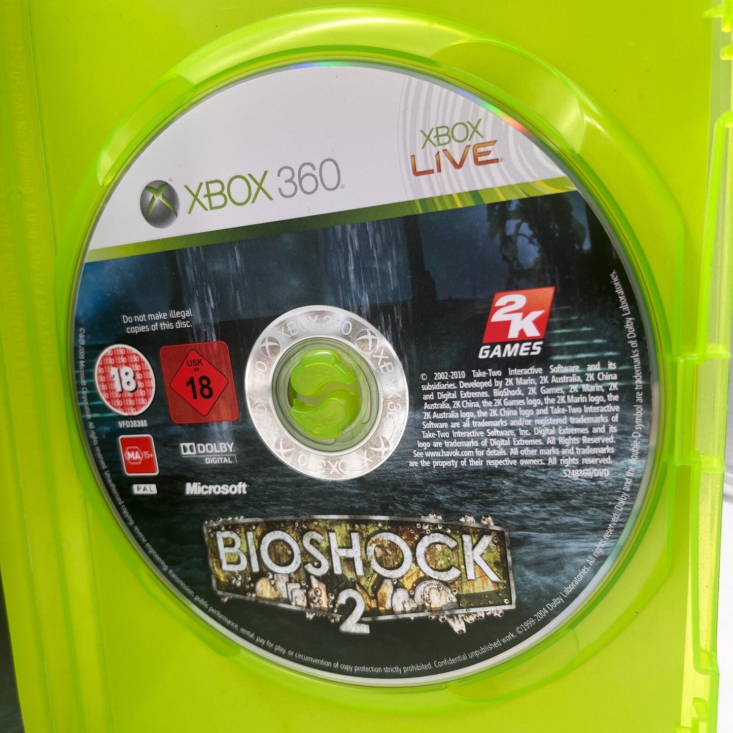 BioShock + BioShock 2 Xbox 360 ITALIANO Completi con Manuale COME NUOVI 2K Games
