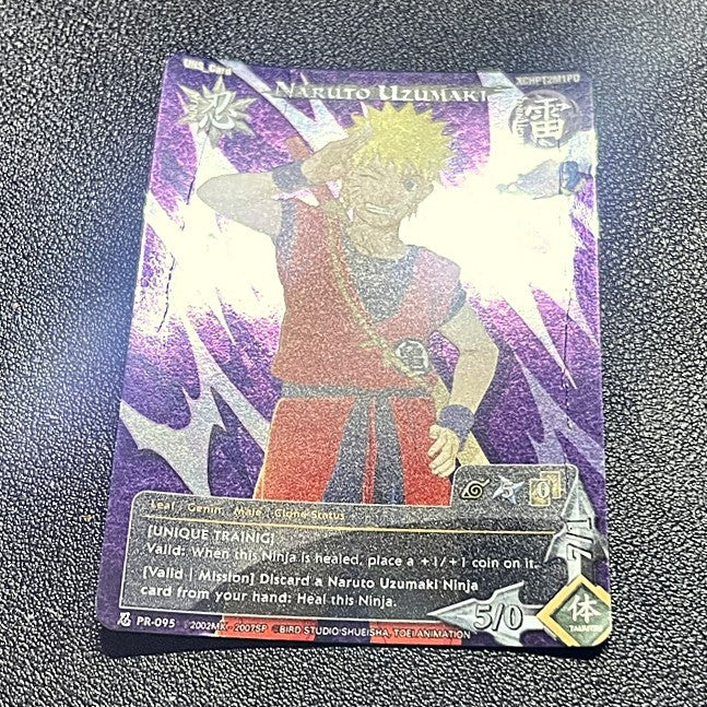 2013 Naruto CCG Ultimate Ninja Storm 3 Naruto Uzumaki x Goku Promo PR-095 FOIL