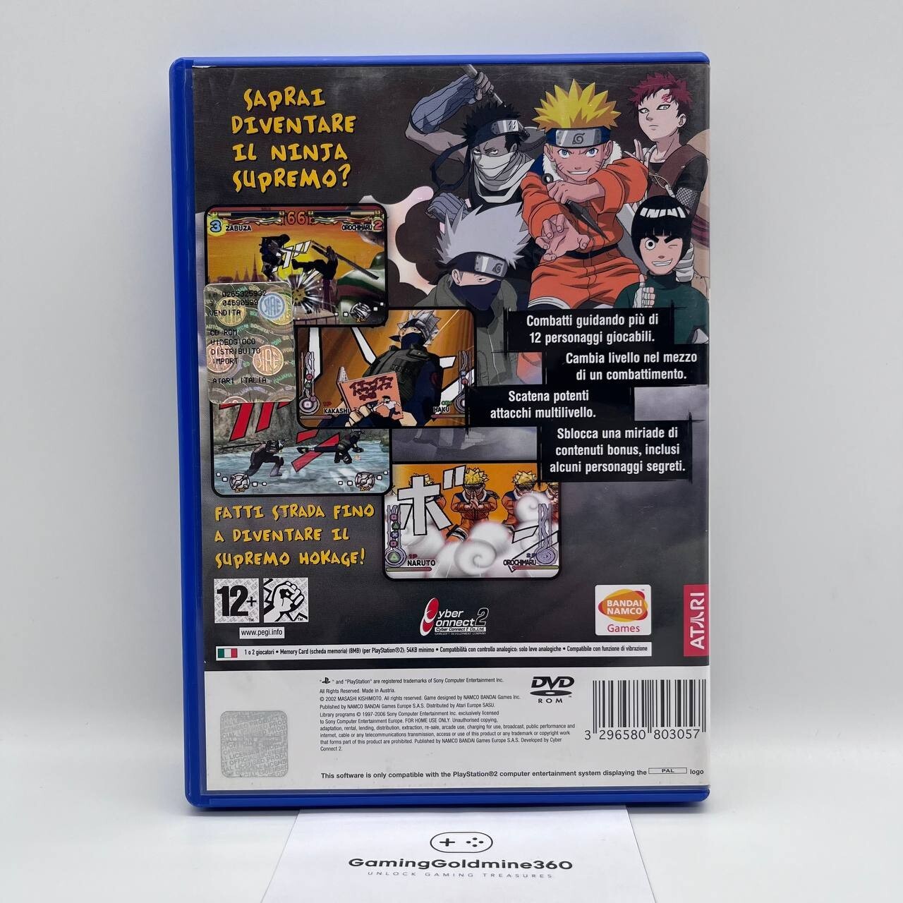 NARUTO Ultimate Ninja + Uzumaki Chronicles 1 & 2 · PS2 Italiano PlayStation 2