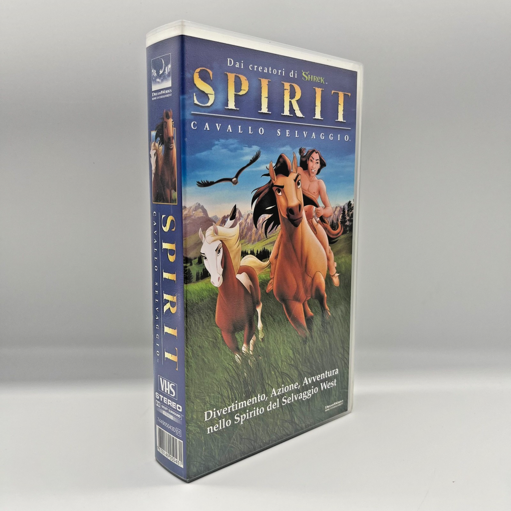 🎬 SPIRIT Cavallo Selvaggio VHS ITA DreamWorks – Edizione Originale Vintage Rara