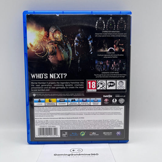 Mortal Kombat X PS4 Multilingua Completo WarnerBros Sony PlayStation 4 COME NUOV