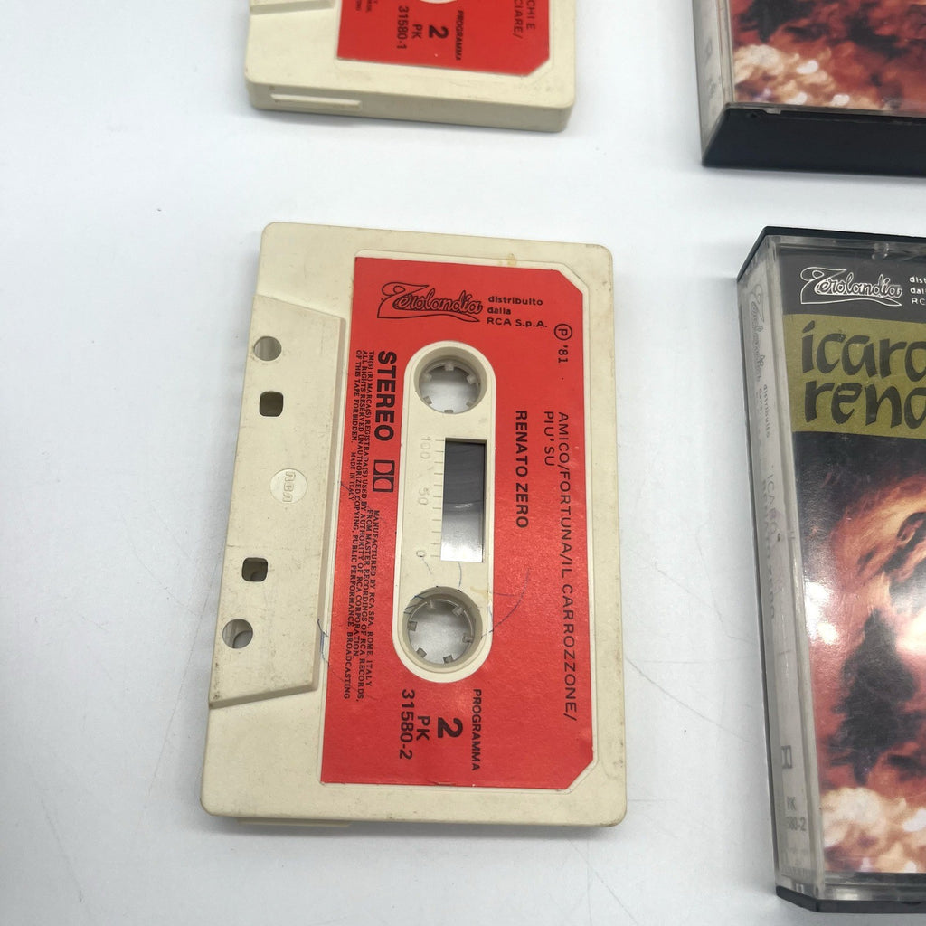 Renato Zero Icaro Musicassetta Doppia MC Zerolandia RCA 1981 Italiana Testata