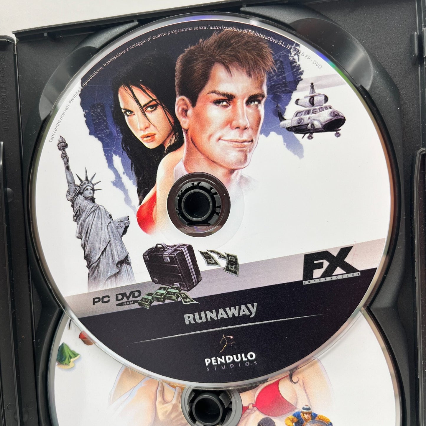 RunAway 2 PC DVD-Rom Italiano Gioco Computer FX Interactive OTTIME CONDIZIONI
