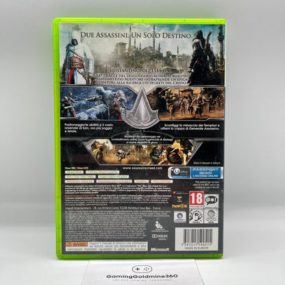 Assassin's Creed + II + Revelations Xbox 360 ITALIANO Completo Manuale COME NUOV