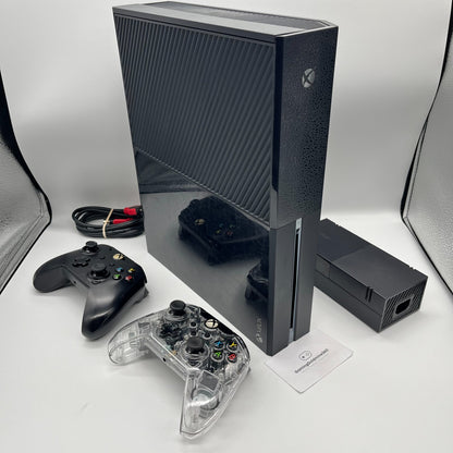 Xbox One Console 500GB Matte Black Microsoft Completa + 2 Controller e Cavi TOP