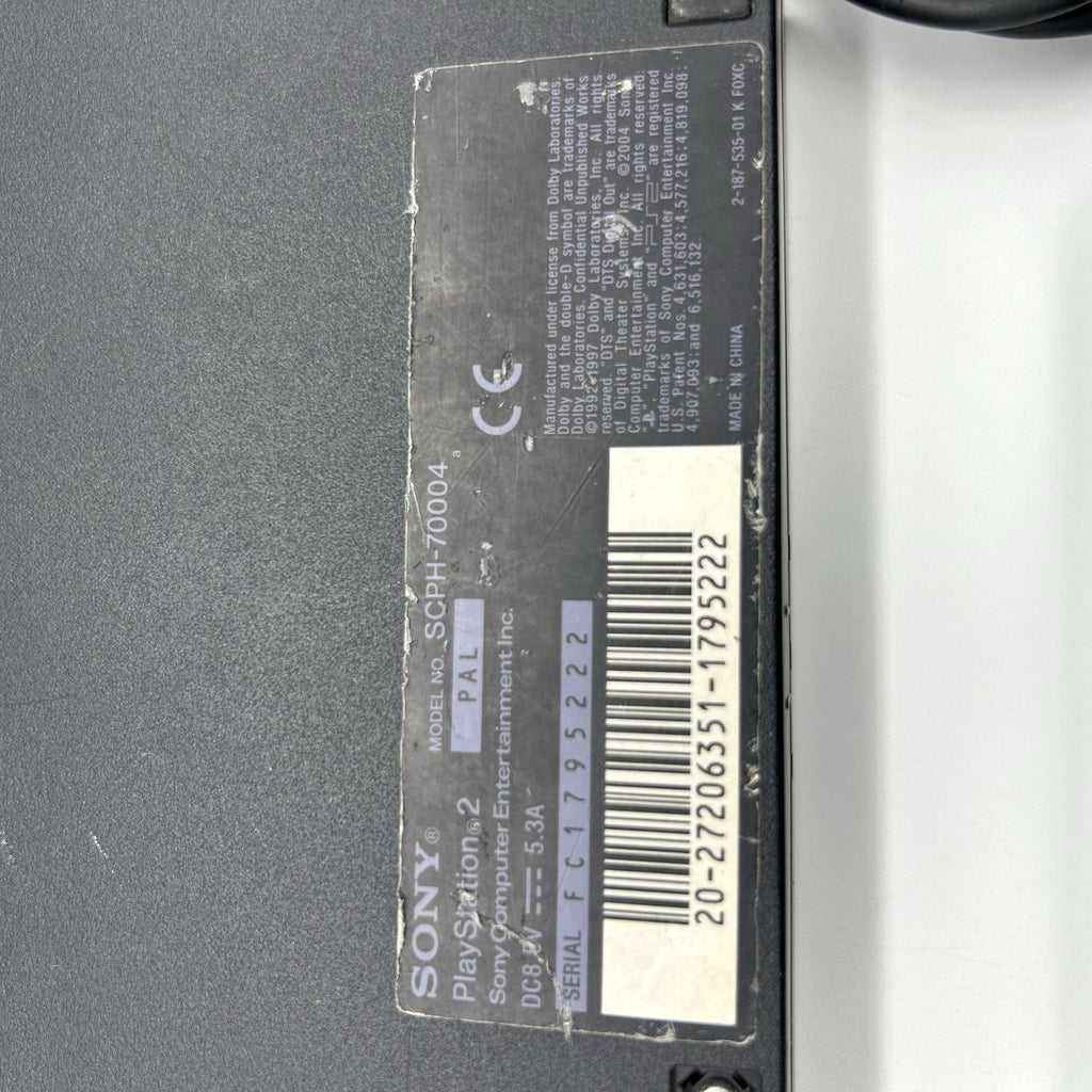 PS2 Slim SCPH-70004 + alimentatore – per ricambi / riparazione