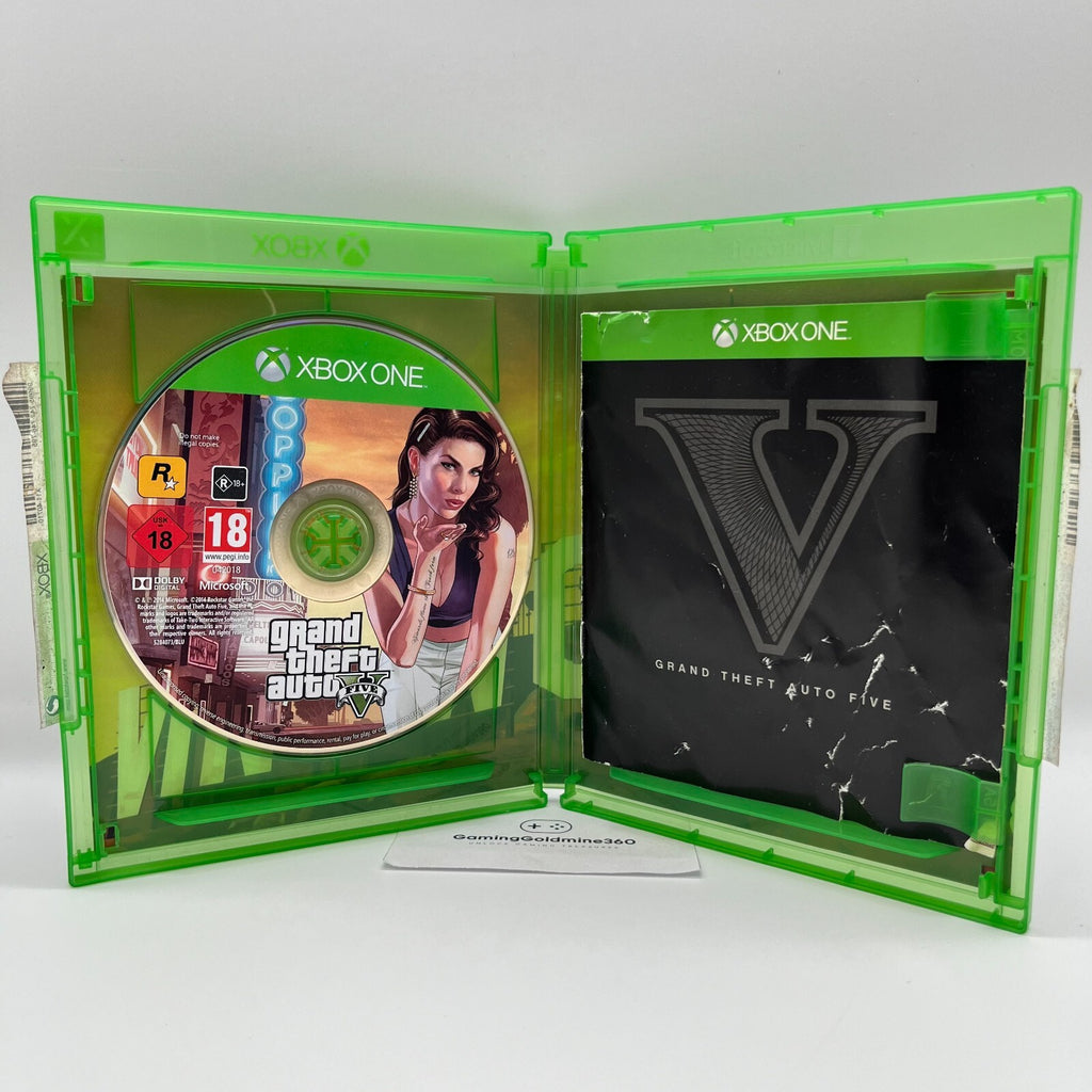 GTA 5 Xbox One Grand Theft Auto 5 Italiano Completo con Manual Rockstar Microsof