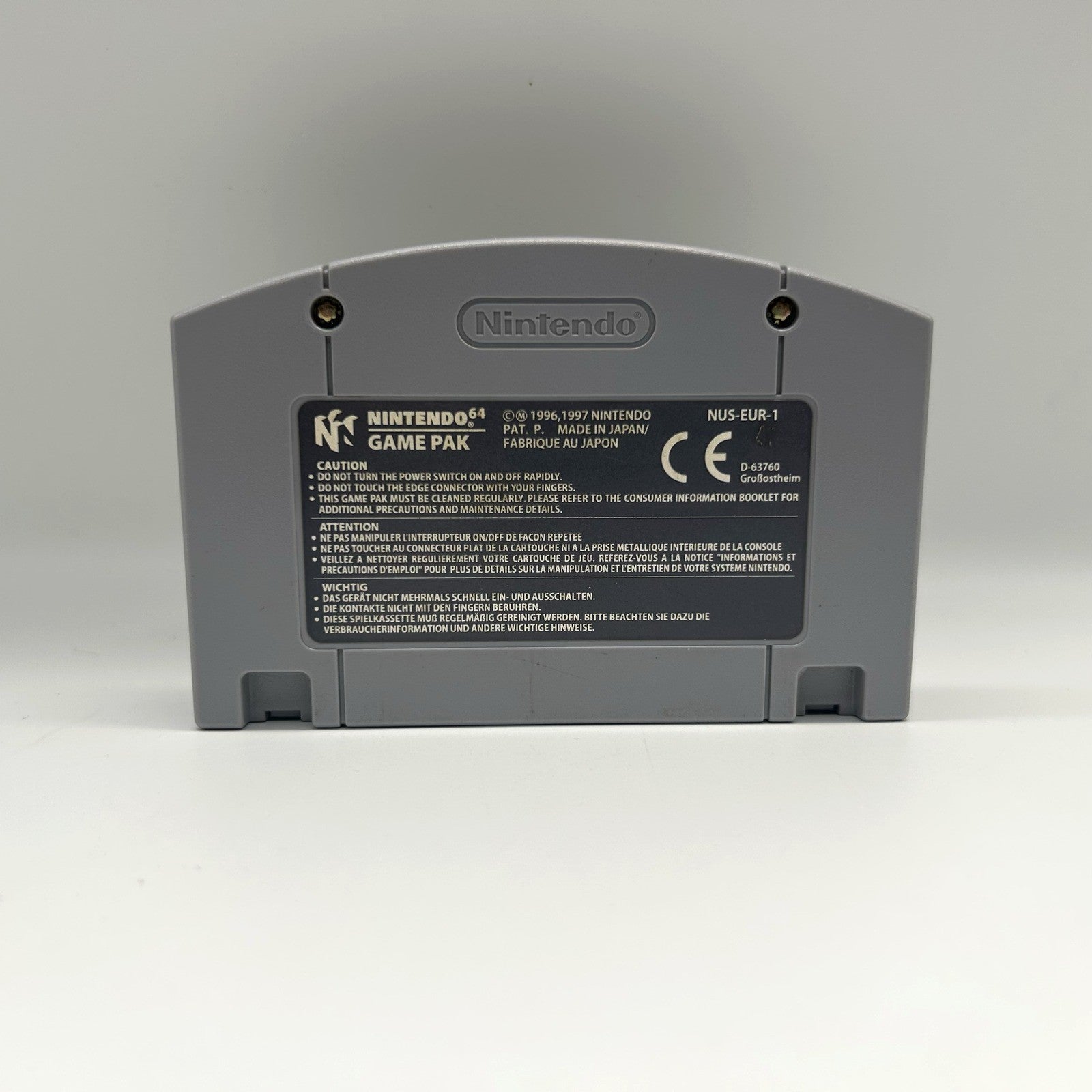 Super Mario 64 Nintendo 64 N64 PAL Cartuccia Originale Testata Funzionante