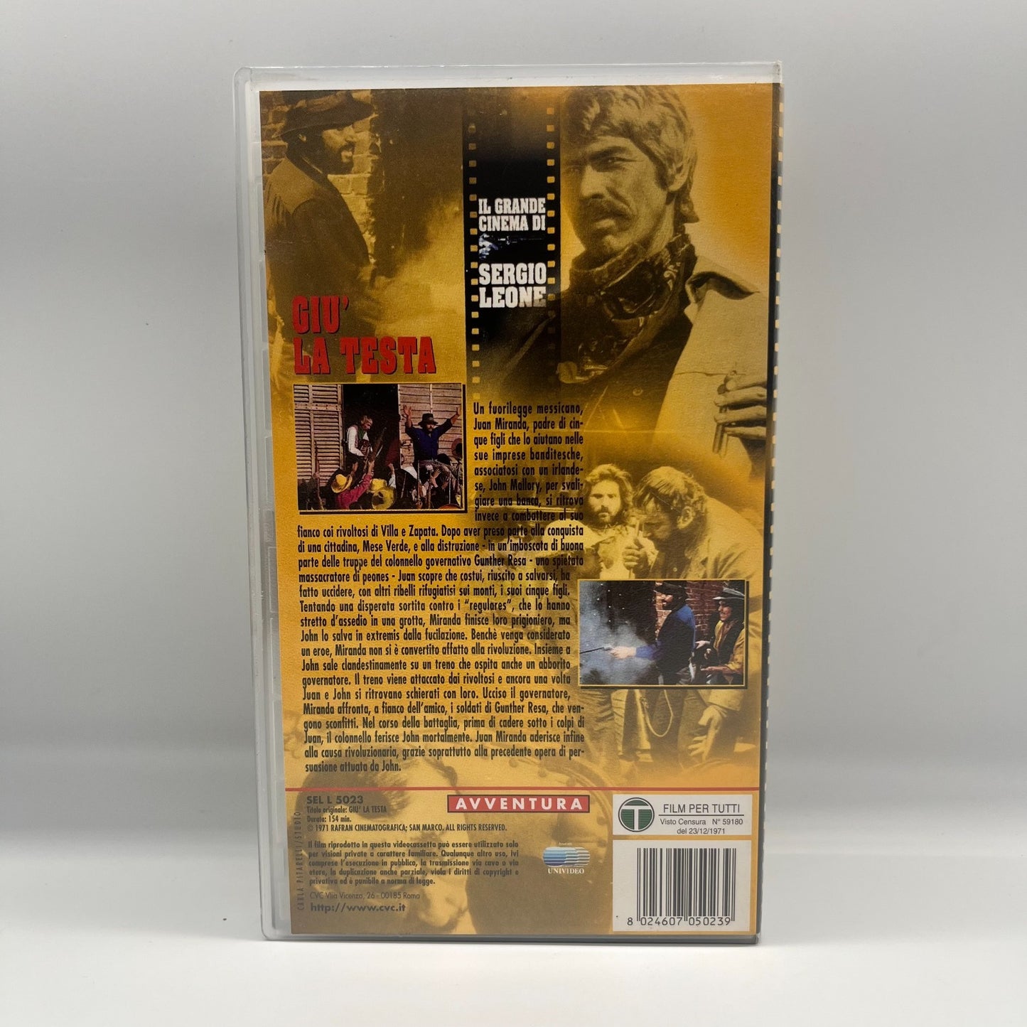 🎬 3x VHS Sergio Leone Western CLINT EASTWOOD Dollaro CVC