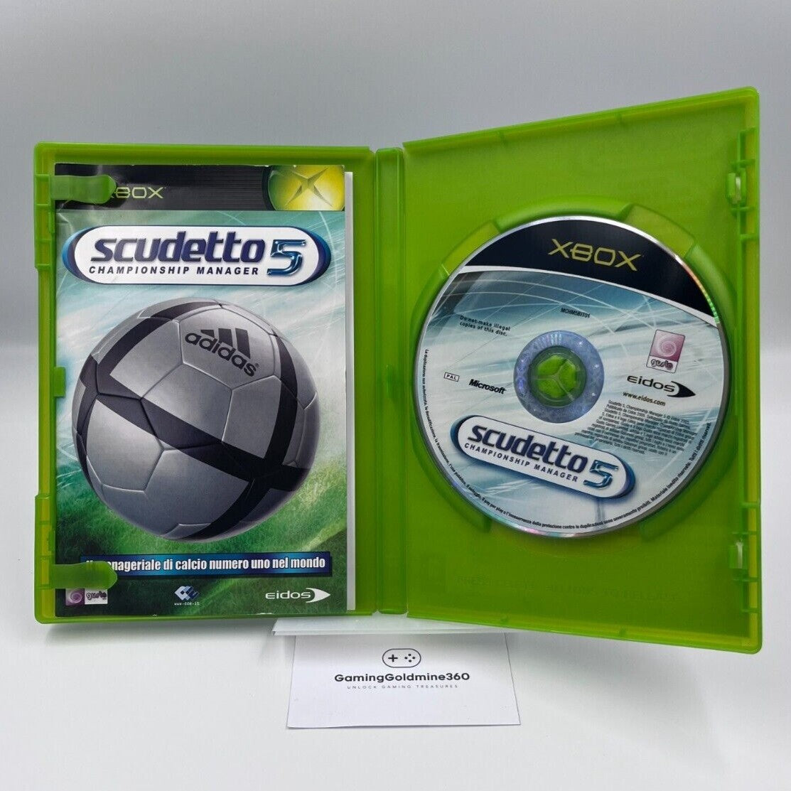 Scudetto 5 per Microsoft XBOX Classic PAL Italiano Completo OTTIME CONDIZIONI