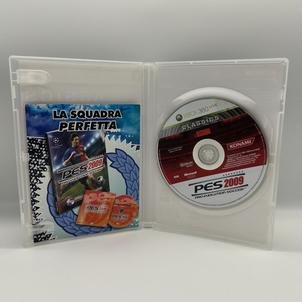 PES 2009 Pro Evolution Soccer Xbox 360 PAL ITA Classics Konami Calcio Testato
