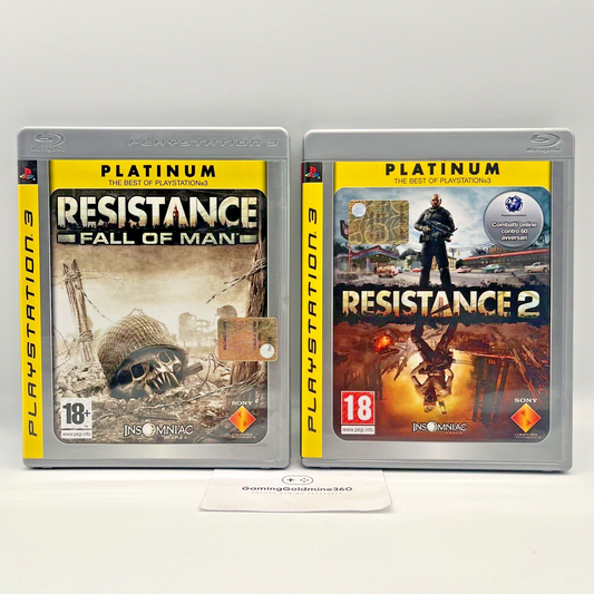 RESISTANCE Fall of Man + 2 PS3 Italiano Completo PAL Sony PlayStation 3 Platinum