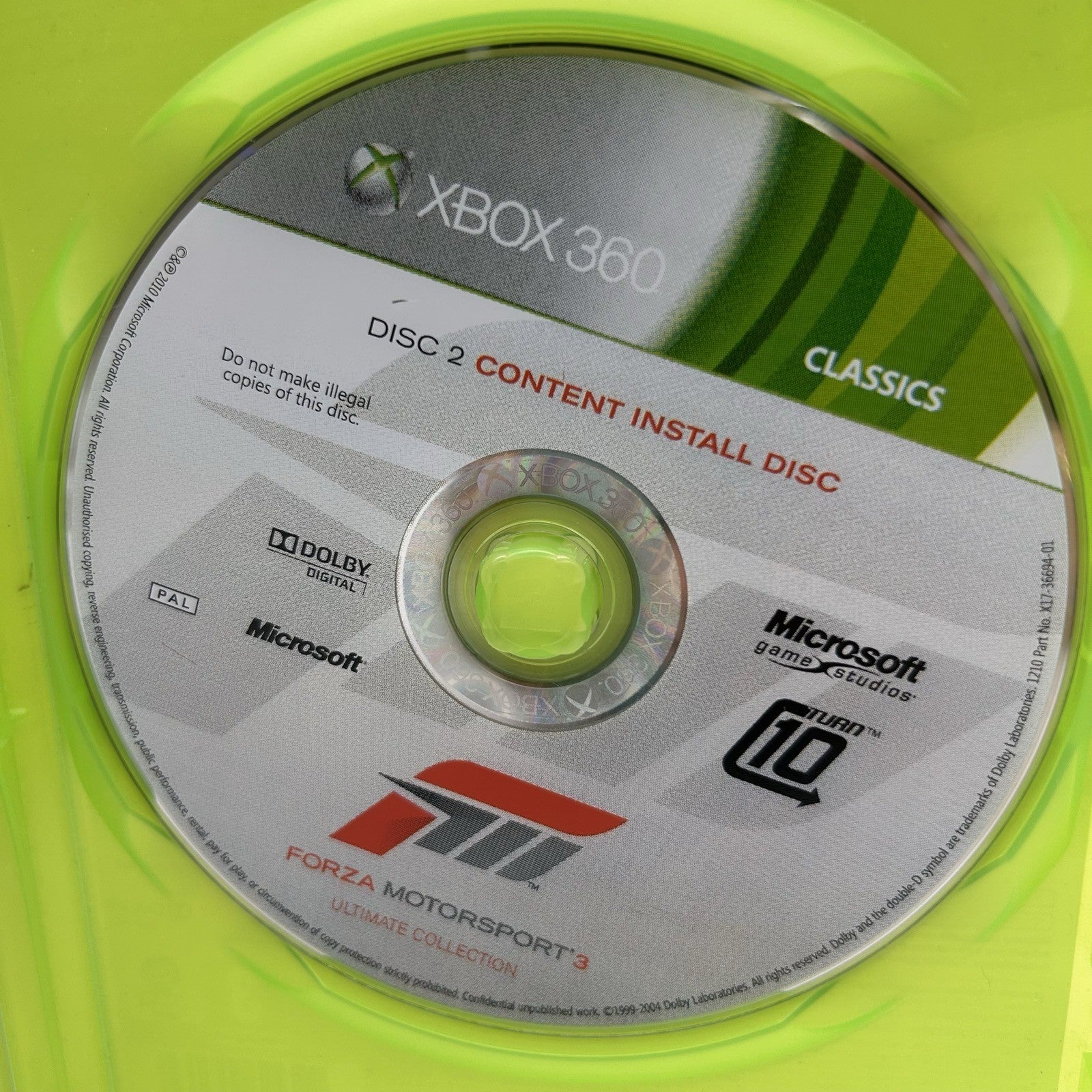 Forza Motorsport 3 Collezione Ultimate Xbox 360 PAL ITA 2 Dischi Classics Corse