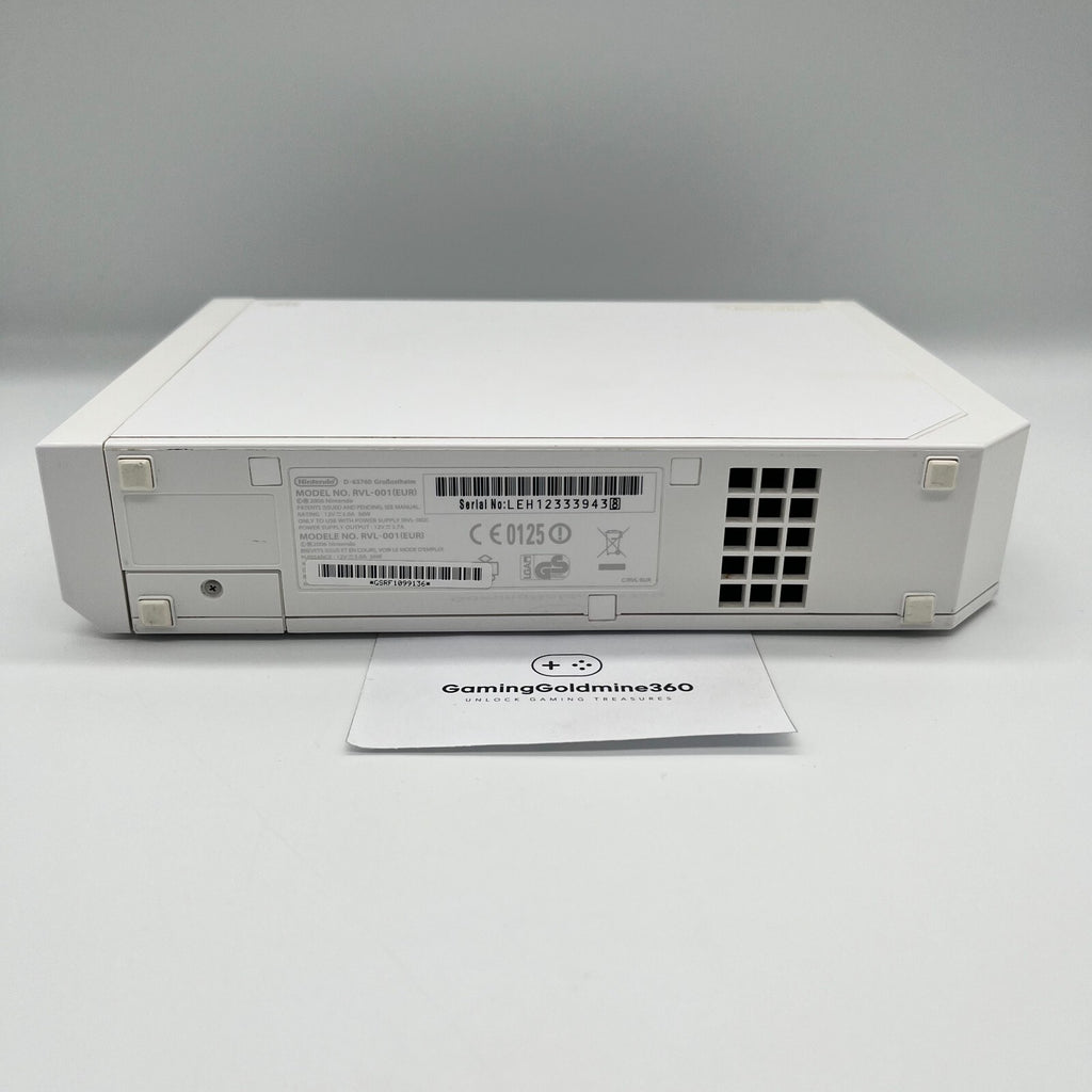 Nintendo Wii Console Bianca NON LEGGE I DISCHI (solo console, senza accessori)