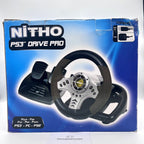 Volante Nitho PS3 Drive Pro con pedaliera – PS3 / PS2 / PC