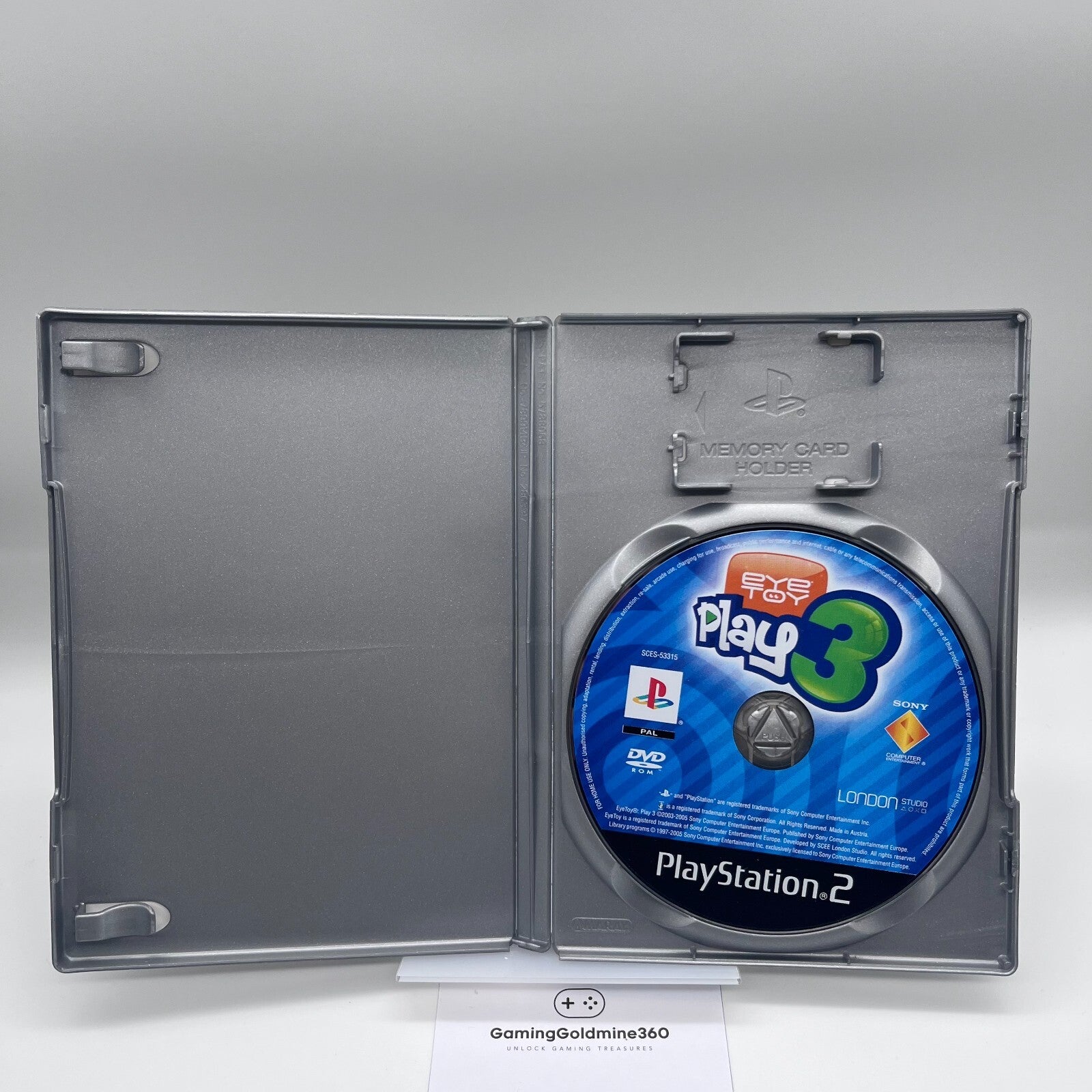 EyeToy Play 3 Platinum PS2 Italiano PAL senza manuale Sony Playstation 2