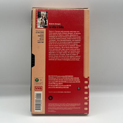 VHS La Vita è Bella 🎬 Roberto Benigni 1997 Ita Film Premio Oscar Corriere della
