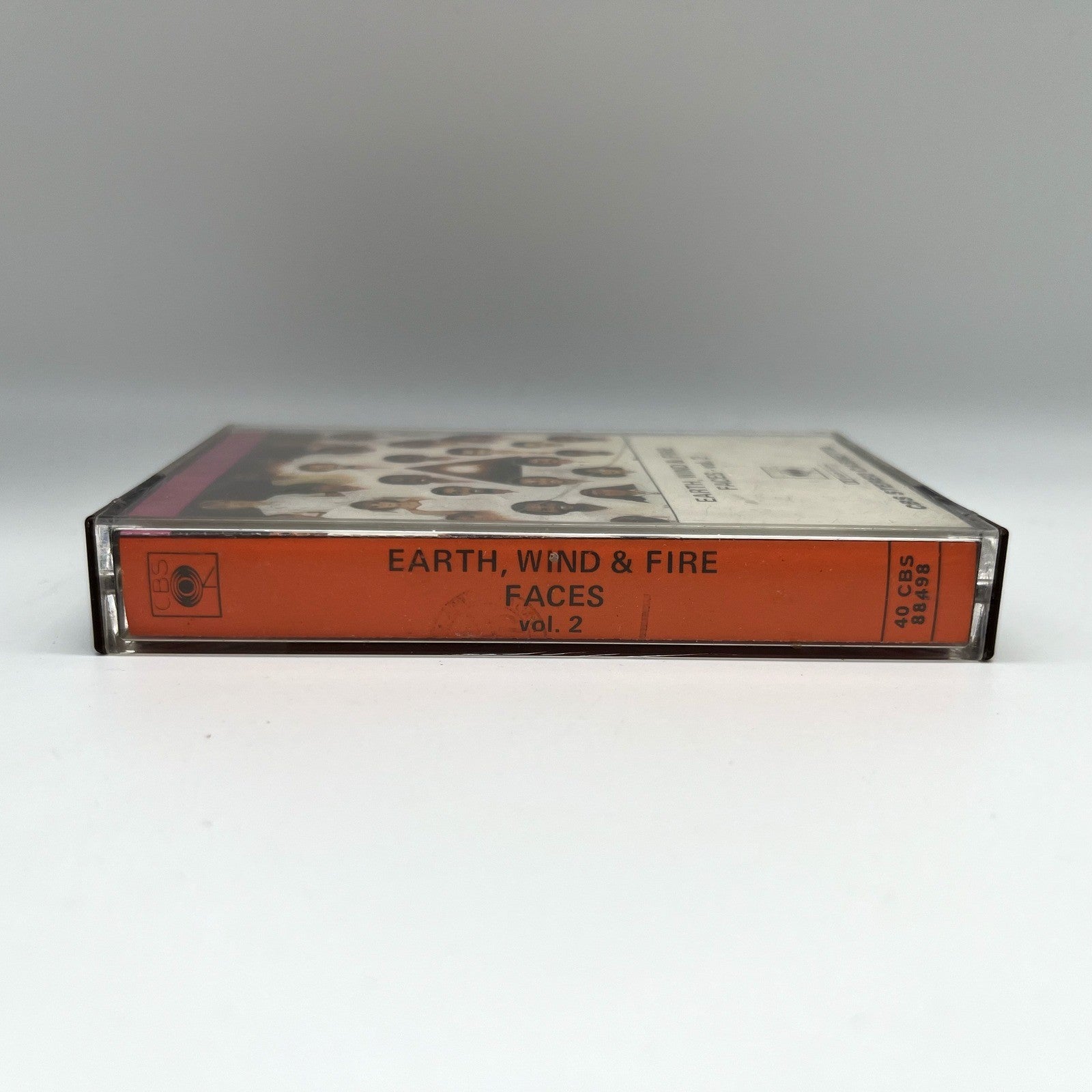 Earth Wind and Fire Faces Vol 2 Musicassetta MC CBS 1980 Funk Soul Testata