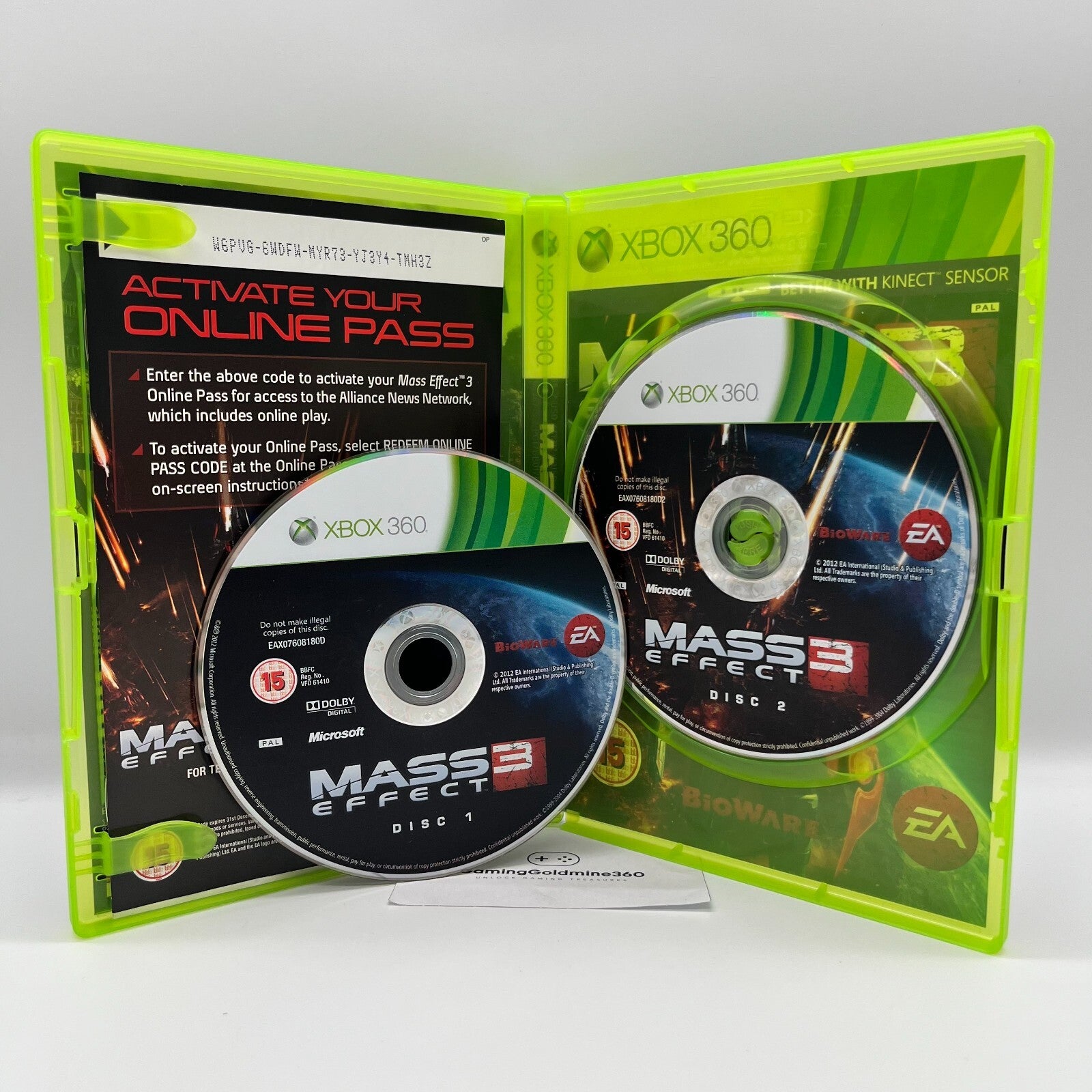 Mass Effect 3 Xbox 360 Completo con Manuale PAL EA Microsoft COME NUOVO