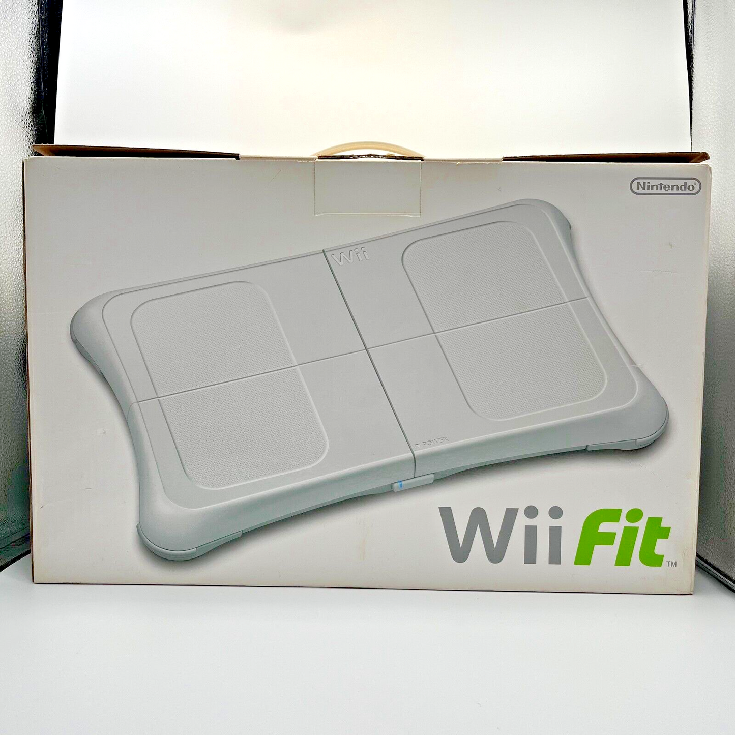 NINTENDO Wii Console COMPLETA con Controller ORIGINALE Wii Mote + Wii Fit BOXATI